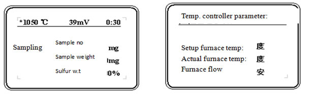 When cursor point to “ Record”, press “OK” ,screen display last time test 